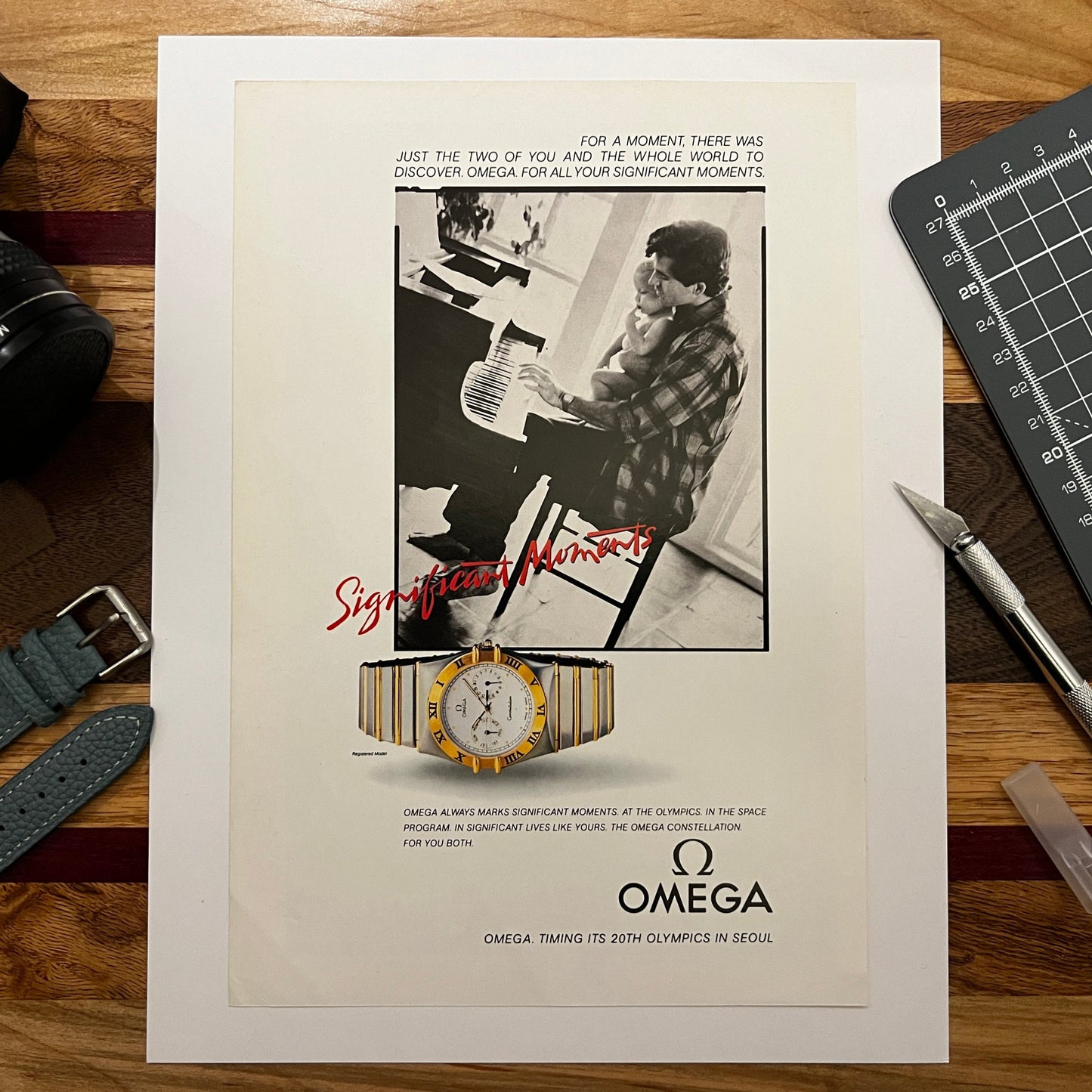 1980s Omega Constellation Ad