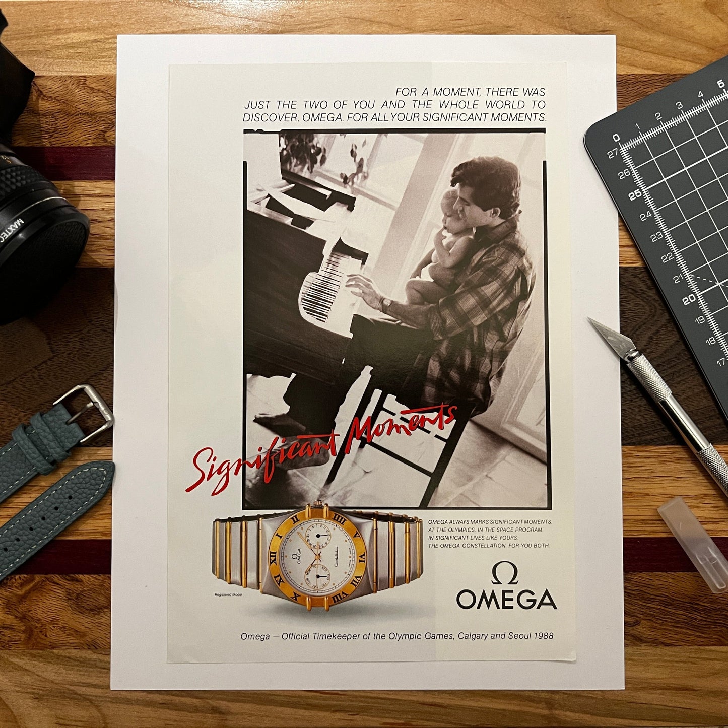 1980s Omega Constellation Ad