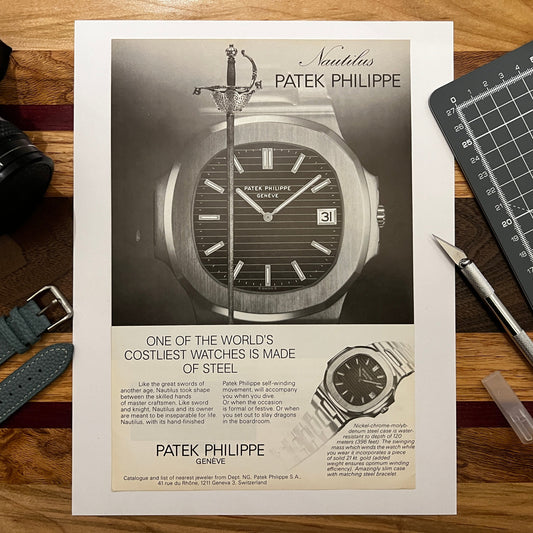 1970s Patek Philippe Nautilus Ad