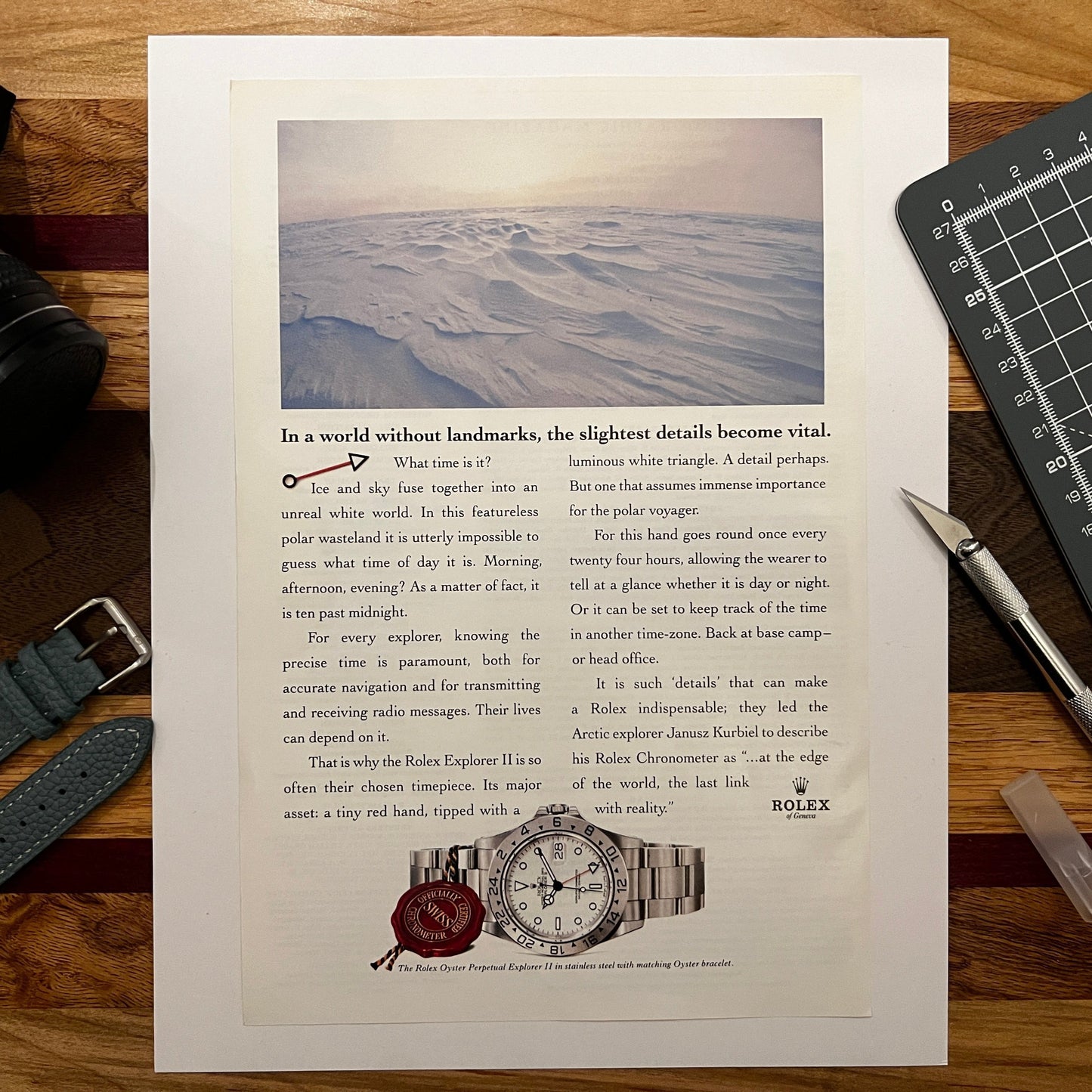 1990s Rolex Explorer II Ad