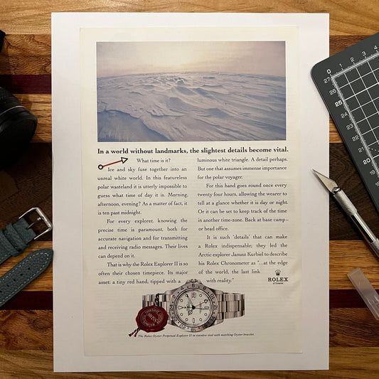 1990s Rolex Explorer II Ad