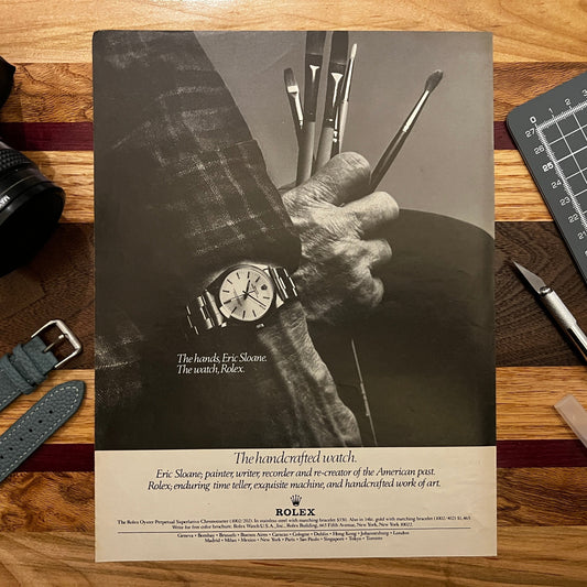 1970s Eric Stone & his Rolex Oyster Perpetual Ad